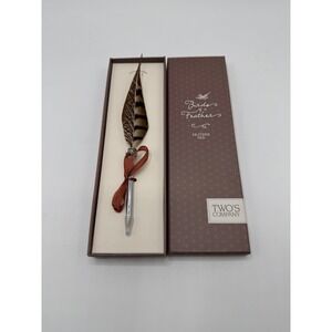 Two's Company - Birds Of A Feather - Feather Pen in Box - Refillable